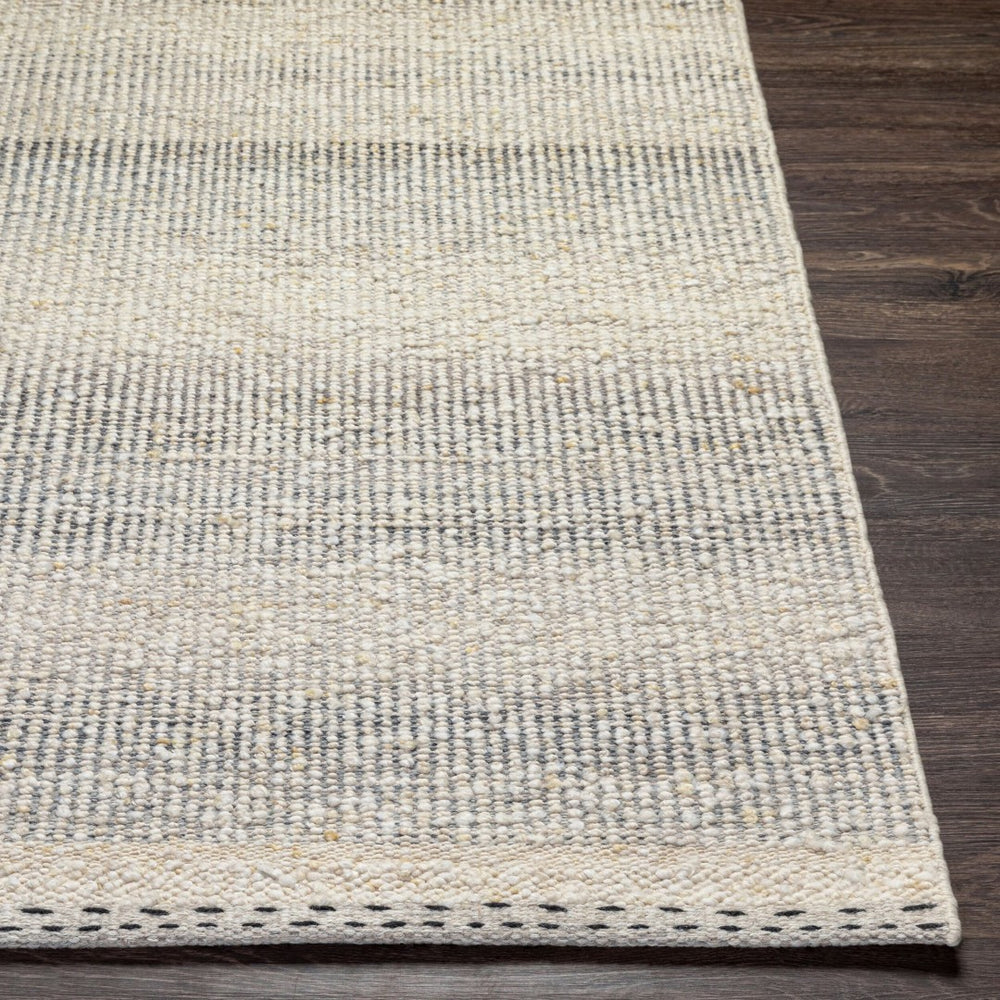 Livabliss Sadie Handwoven Wool Flatweave Rug for Farmhouse and Cottage Dining Rooms Cream, Light Be 8'10" x 12' SID2302-81012