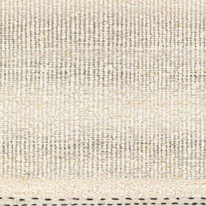 Livabliss Sadie Handwoven Wool Flatweave Rug for Farmhouse and Cottage Dining Rooms Cream, Light Be 8'10" x 12' SID2302-81012