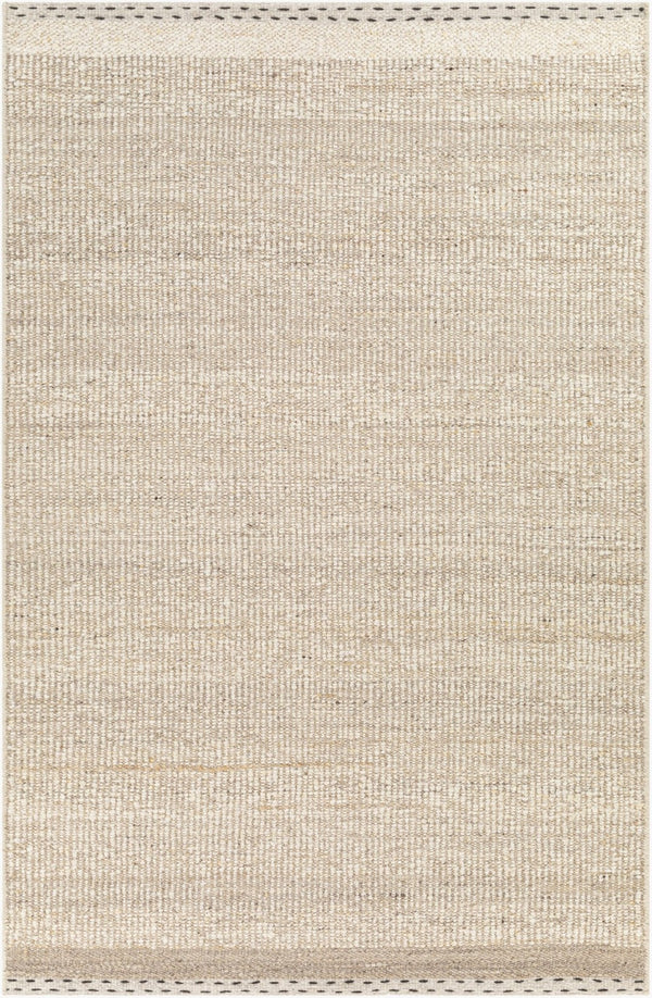 Livabliss Sadie Handwoven Wool Flatweave Rug Artisan Crafted for Cottage and Farmhouse Living Spaces Cream, Light Be 10' x 14' SID2304-1014