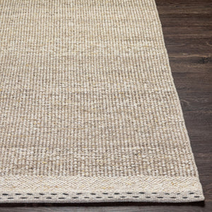 Livabliss Sadie Handwoven Wool Flatweave Rug Artisan Crafted for Cottage and Farmhouse Living Spaces Cream, Light Be 10' x 14' SID2304-1014
