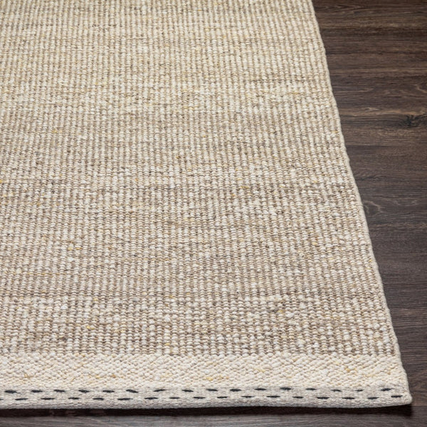 Livabliss Sadie Handwoven Wool Flatweave Rug Artisan Crafted for Cottage and Farmhouse Living Spaces Cream, Light Be 10' x 14' SID2304-1014