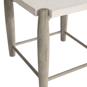 Bernhardt Bernhardt Ashbrook Side Table With Floating Scooped Top, Sandblasted Ash Base & Puzzle-Fit Legs 462111
