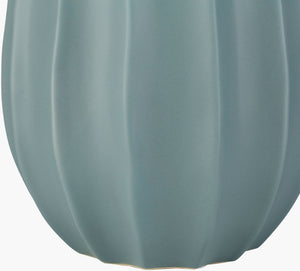 Surya Santino Decorative Ceramic Vase Set - Modern Outdoor Accent For Garden & Patio, Easy Care & Durable Denim Ceramic Sio001-set