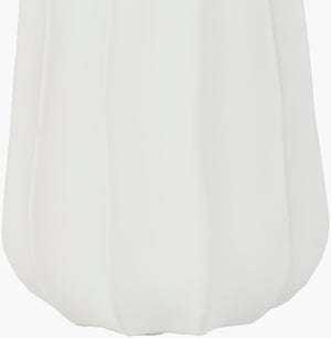 Surya Santino Decorative Ceramic Vase Set - Modern Outdoor Accent For Garden & Patio, Easy Care & Durable White Ceramic Sio002-set