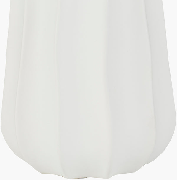 Surya Santino Decorative Ceramic Vase Set - Modern Outdoor Accent For Garden & Patio, Easy Care & Durable White Ceramic Sio002-set