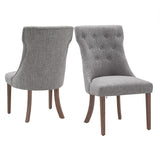 Marsean Button Tufted Dining Chairs (Set of 2)