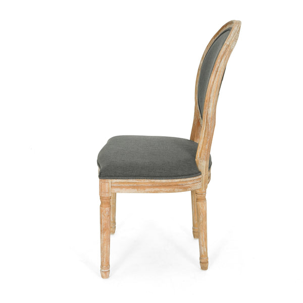 English Elm Christopher Knight Home® - Kd Dining Chair - Timeless French Country Elegance With Upholstered Comfort For Your Dining Room 60352.00BCDGRY