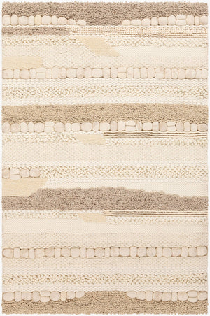 Surya Summit Ii Sit-1000 Handmade 2' X 3' High Pile Nz Wool Rug For Modern Decor - Durable & Charming Ivory Nz Wool Sit1000-576