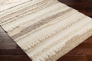 Surya Summit Ii Sit-1000 Handmade 2' X 3' High Pile Nz Wool Rug For Modern Decor - Durable & Charming Ivory Nz Wool Sit1000-23