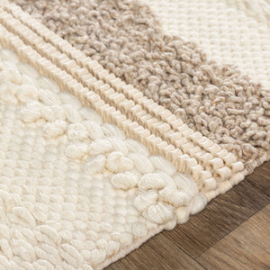 Surya Summit Ii Sit-1000 Handmade 2' X 3' High Pile Nz Wool Rug For Modern Decor - Durable & Charming Ivory Nz Wool Sit1000-23