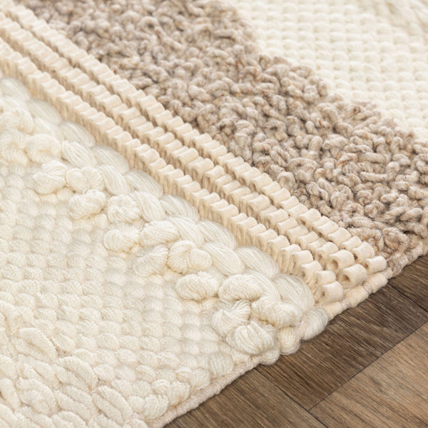 Surya Summit Ii Sit-1000 Handmade 2' X 3' High Pile Nz Wool Rug For Modern Decor - Durable & Charming Ivory Nz Wool Sit1000-23