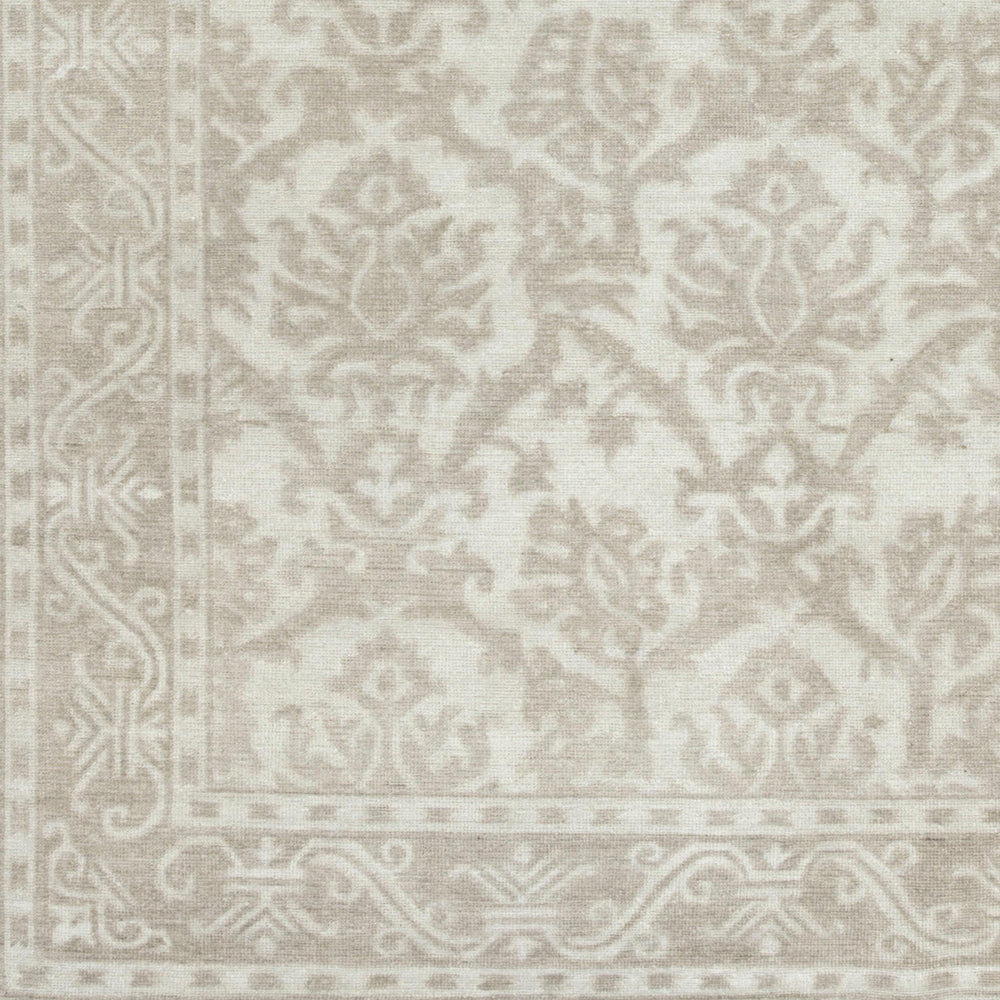 Surya Sivas Handmade 2' X 3' Rug - Unique Hand Knotted Design With Stunning Colors For Timeless Decor Off,White Wool Siv1503-69