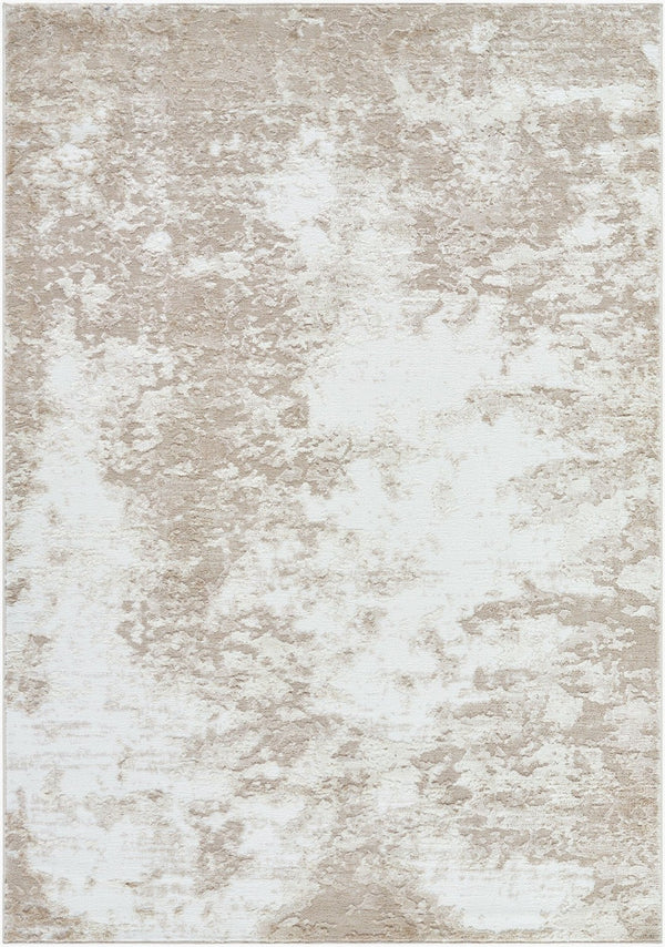 Livabliss Siyah Geometric Mid-century Modern Area Rug Turkish Woven Polypropylene Living Room Floor Oatmeal, Beige 5'3" x 7' SIY2308-537