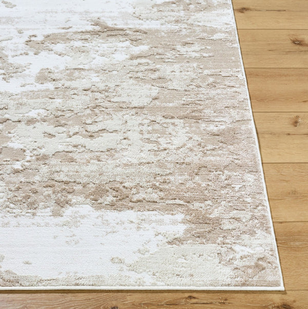 Livabliss Siyah Geometric Mid-century Modern Area Rug Turkish Woven Polypropylene Living Room Floor Oatmeal, Beige 5'3" x 7' SIY2308-537
