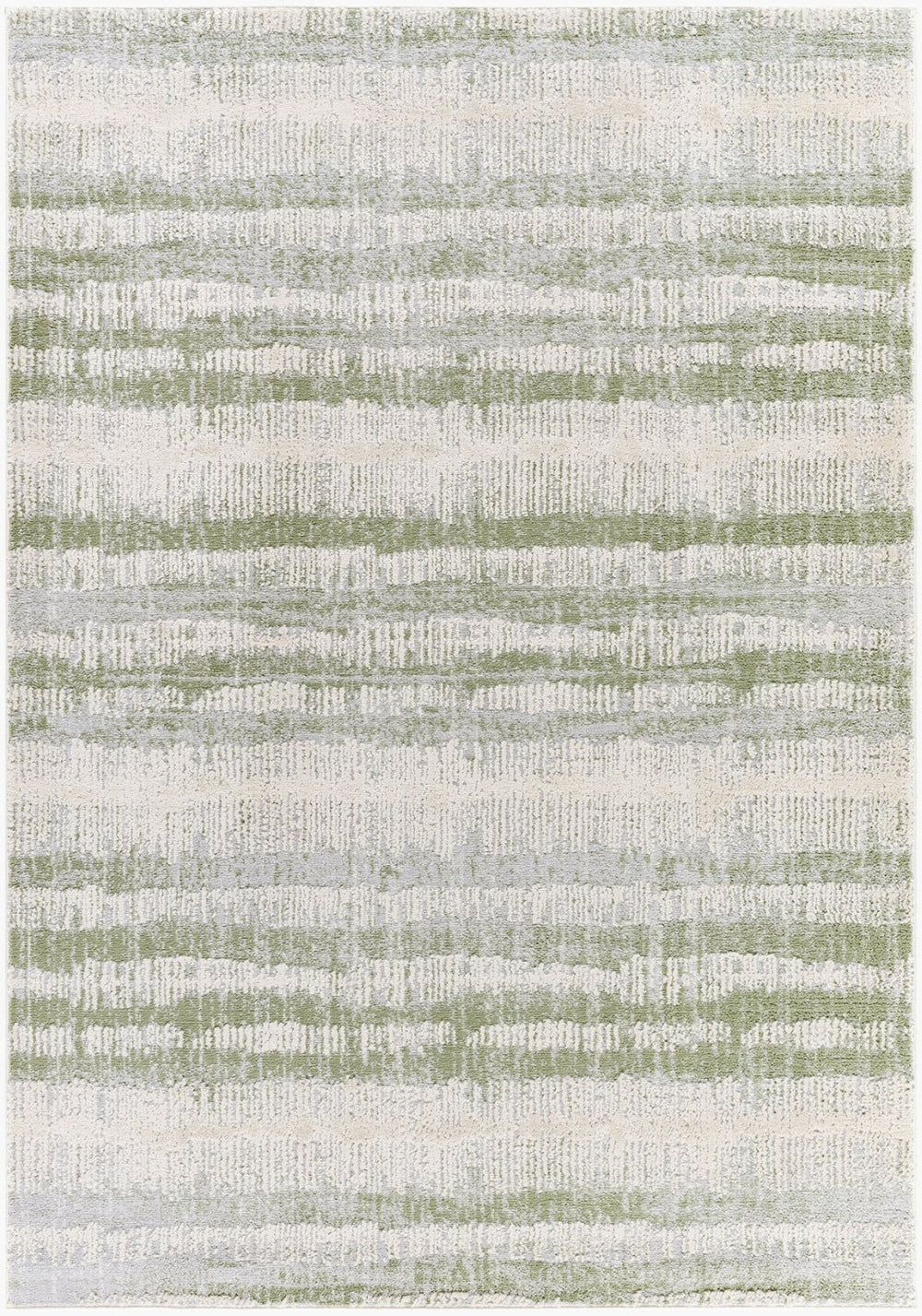 Livabliss Siyah Geometric Mid-century Modern Machine Woven Polypropylene Area Rug for Living Rooms Light Slate, Du 5'3" x 7' SIY2313-537