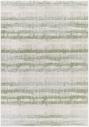 Livabliss Siyah Geometric Mid-century Modern Machine Woven Polypropylene Area Rug for Living Rooms Light Slate, Du 5'3" x 7' SIY2313-537