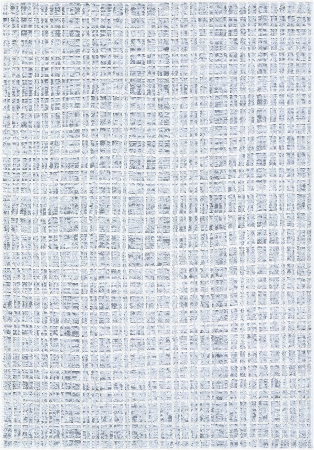 Livabliss Siyah Machine Woven Polypropylene Blend Rug Mid-century Geometric Living Room Accent Light Slate, Gr 7'10" x 10' SIY2315-71010