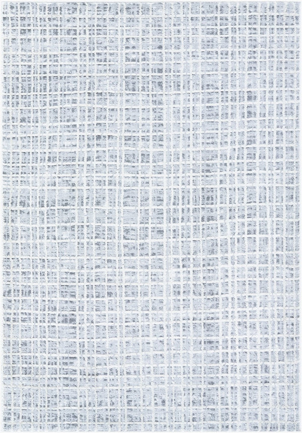 Livabliss Siyah Machine Woven Polypropylene Blend Rug Mid-century Geometric Living Room Accent Light Slate, Gr 7'10" x 10' SIY2315-71010