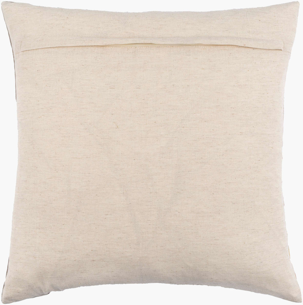 Surya Sonja 20" X 20" Durable Accent Pillow - Modern Cotton & Linen Design For Chic Home Decor Revamp Rust Cotton,Linen,Cotton,Linen Sja001-2020p