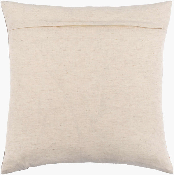 Surya Sonja 20" X 20" Durable Accent Pillow - Modern Cotton & Linen Design For Chic Home Decor Revamp Rust Cotton,Linen,Cotton,Linen Sja001-2020p