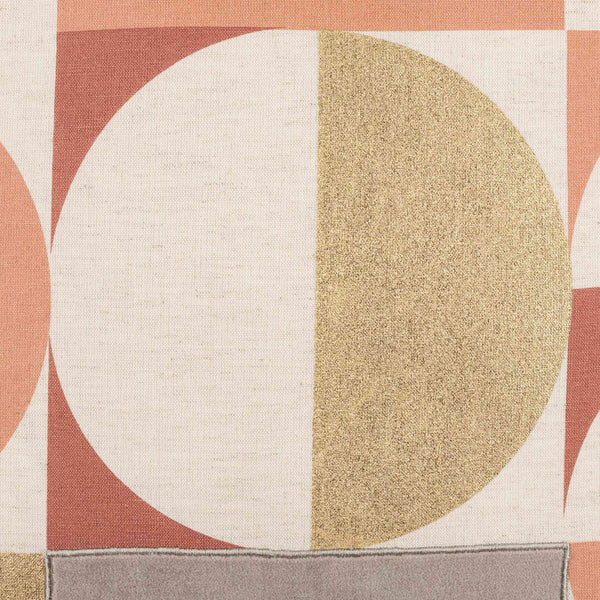 Surya Sonja 20" X 20" Durable Accent Pillow - Modern Cotton & Linen Design For Chic Home Decor Revamp Rust Cotton,Linen,Cotton,Linen Sja001-2020p