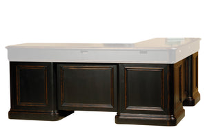 Hekman Furniture 7-9147p Elegant Pedestal & Modesty Panel Set By  - Enhance Your Workspace Today! Louis Phillipe Pedestals & Modesty Panel 79147p