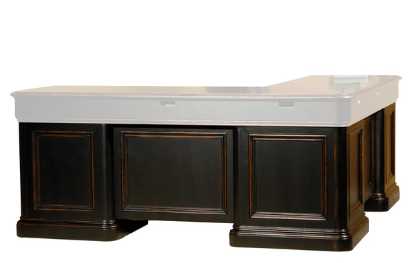Hekman Furniture 7-9147p Elegant Pedestal & Modesty Panel Set By  - Enhance Your Workspace Today! Louis Phillipe Pedestals & Modesty Panel 79147p