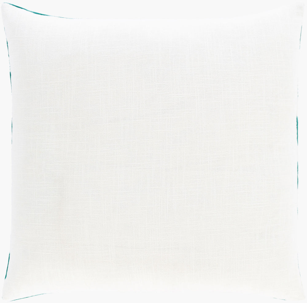 Surya Suji Global Inspired 18"L X 18"W Accent Pillow – Elegant Cotton Decor For Eclectic Home Charm! Teal Cotton,Cotton Sji003-1818p