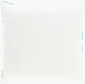 Surya Suji Global Inspired 18"L X 18"W Accent Pillow – Elegant Cotton Decor For Eclectic Home Charm! Teal Cotton,Cotton Sji003-1818p