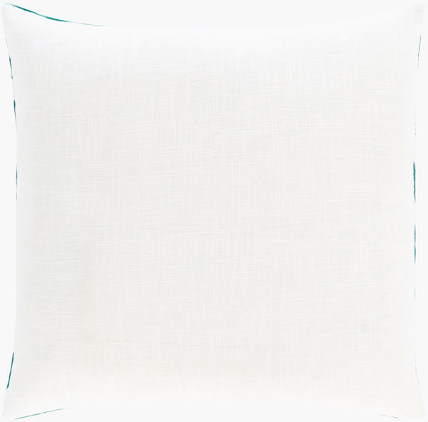 Surya Suji Global Inspired 18"L X 18"W Accent Pillow – Elegant Cotton Decor For Eclectic Home Charm! Teal Cotton,Cotton Sji003-1818p