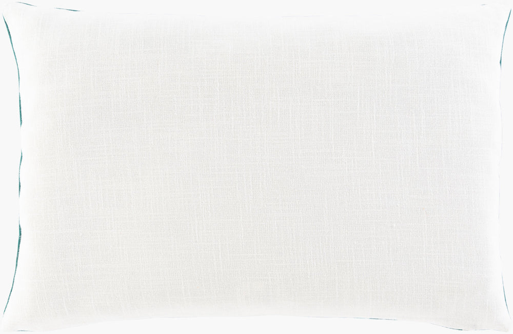 Surya Suji 14"L X 22"W Lumbar Pillow – Elegant Global-inspired Design For Eclectic Home Décor Charm Teal Cotton,Cotton Sji004-2214p