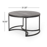 Christopher Knight Home® - Noble House - Gerrish Modern Industrial Coffee Table Set