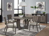 Scott Living Home Griffith Round Dining Table Gray with Light Wood Finish P367-DR-K1 Pulaski Furniture