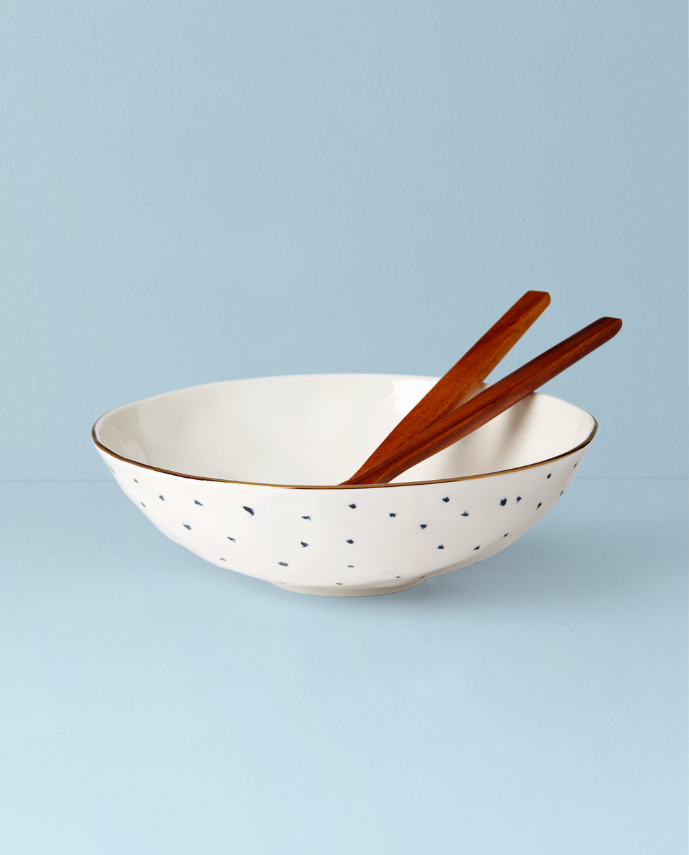 Lenox Blue Bay Salad Bowl & Server Set Blue, WHITE PORCELAIN 893670