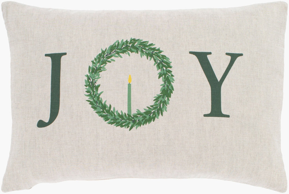 Surya Simple Joy Cotton Linen Lumbar Pillow Artisan Woven Cottage Farmhouse Accent SJY001-1320P
