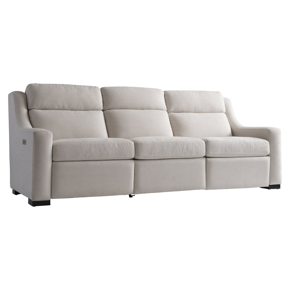 Bernhardt Bernhardt Germain Power Motion Sofa With Dual Recliners, Usb Charging, Tailored Wingback Style B227RO