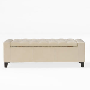 English Elm Guernsey Tufted Storage Ottoman with Lift Top Hidden Compartment for Living Rooms 59336.00NVLT
