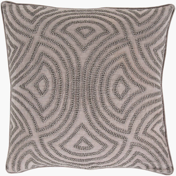 Surya Skinny Dip 18" Modern Linen Accent Pillow - Durable, Stylish Decor For A Fresh Home Makeover! Medium Gray Linen Skd003-1818p