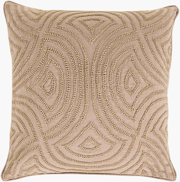 Surya Skinny Dip Woven Linen Accent Pillow Organic Texture for Sofas and Bedroom Styling SKD004-1818