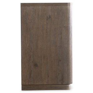 Bernhardt Bernhardt Outline Dresser With Wire‑Brushed Oak Grain, 7 Soft‑Close Drawers & Textured Aluminum Pulls 360050