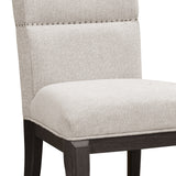 West End Loft Upholstered Side Chair - Set of 2 Brown with Tuxedo Finish P361270 Pulaski Furniture