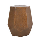 Christopher Knight Home® - Noble House - Pamsha Modern Hammered Iron Geometric Side Table