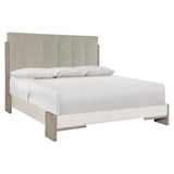 Bernhardt Foundations Upholstered Button Tufted King Panel Bed K1606