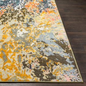 Livabliss Silk Road Geometric Medallion Nylon Accent Rug for Hallways Entryways and Bedrooms SKR2313-23