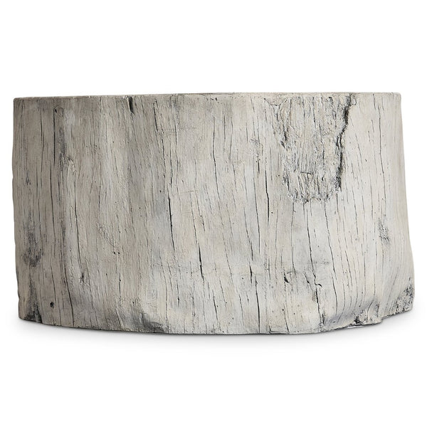 Bernhardt Bernhardt Bois Faux Wood Resin Cocktail Table Sculpted Tree Trunk Living Room Accent 32" 581011