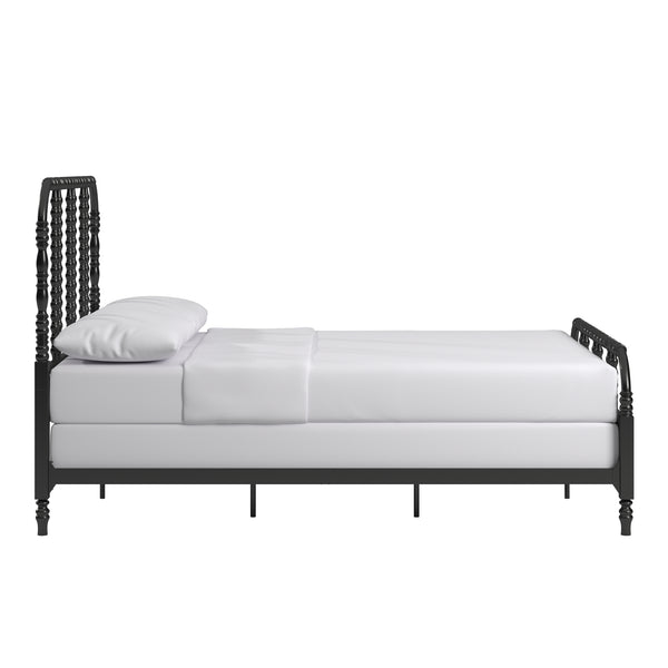 Homelegance By Top-Line Ambrose Metal Spool Bed Black Metal
