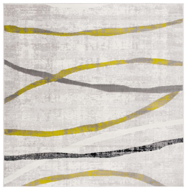 Safavieh Skyler 112 Power Loomed 55% Polypropylene, 40% Jute, 5% Polyester Modern Rug Ivory Grey / Green SKY112Y-9