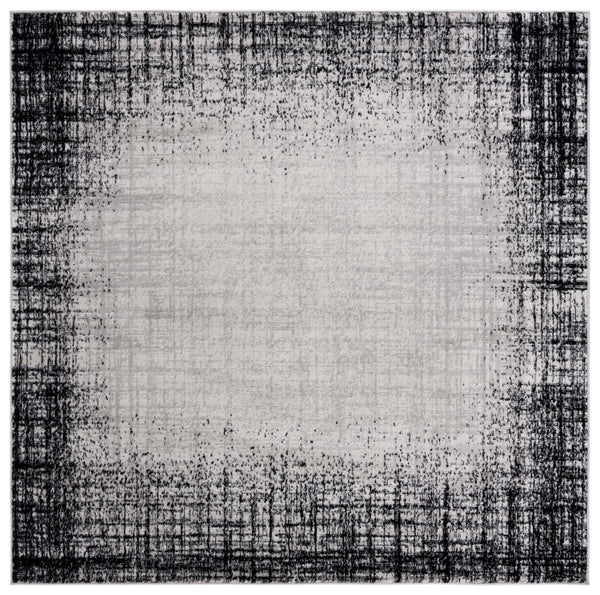 Safavieh Skyler 113 Power Loomed 55% Polypropylene, 40% Jute, 5% Polyester Modern Rug Ivory Grey / Black SKY113A-9