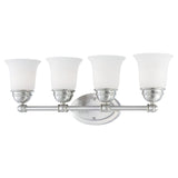 Bella 24.5'' Wide 4-Light Vanity Light - Brushed Nickel SL714478 Thomas