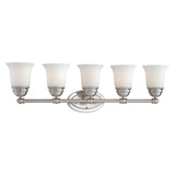 Bella 31'' Wide 5-Light Vanity Light - Brushed Nickel SL714578 Thomas